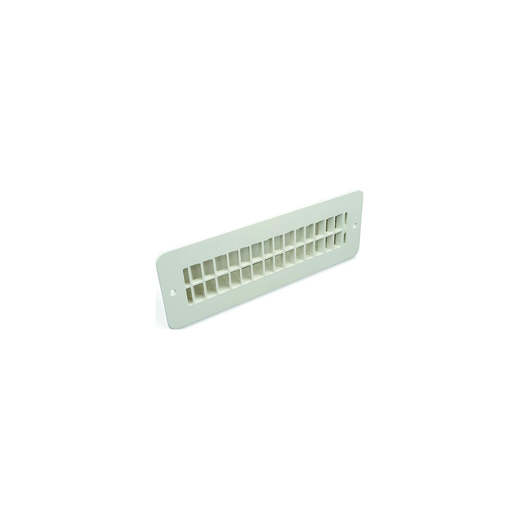 B and B Molders 94259 Floor Register, w/ Damper, Polar White -Modern Boat Sales & Service