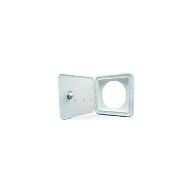 B and B Molders 94304 Fuel Hatch w/Oval Back, Polar White -Modern Boat Sales & Service