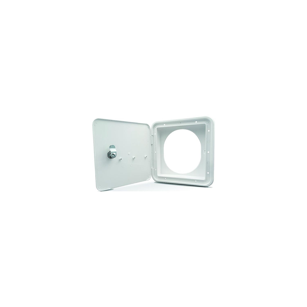 B and B Molders 94304 Fuel Hatch w/Oval Back, Polar White -Modern Boat Sales & Service