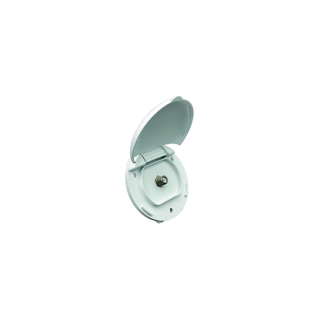 B and B Molders 94324 Compact Enclosure, Dual Coax, Polar White -Modern Boat Sales & Service