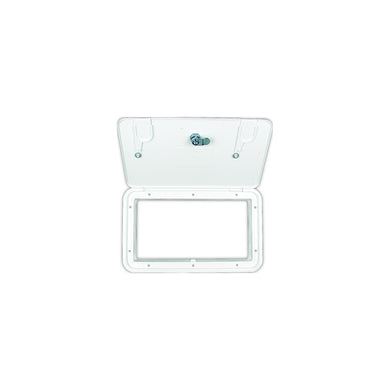 B and B Molders 94316 Multi-Purpose Hatch w/2 Vermin Doors, Polar White -Modern Boat Sales & Service