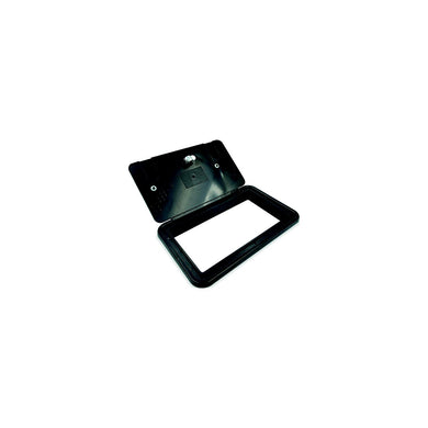 B and B Molders 94317 Multi-Purpose Hatch w/2 Vermin Doors, Black -Modern Boat Sales & Service