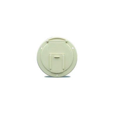 B and B Molders 94328 Round Electric Cable Hatch w/Back, 4-5/8
