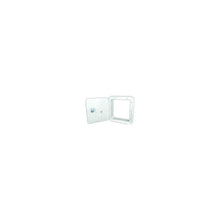 B and B Molders 94337 Square Electric Cable Hatch, Large w/Open Back and Key Lock, Polar White -Modern Boat Sales & Service