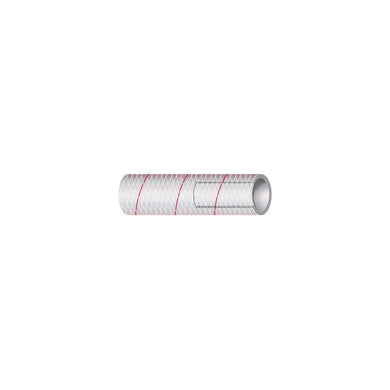 Shields Marine Hose Clear Reinforced Series 162 PVC Tubing with Red Tracer -Modern Boat Sales & Service
