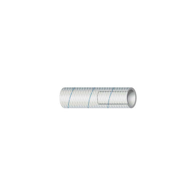 Shields Marine Hose Clear Reinforced Series 164 PVC Tubing with Blue Tracer -Modern Boat Sales & Service
