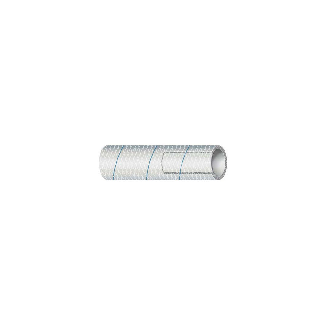 Shields Marine Hose Clear Reinforced Series 164 PVC Tubing with Blue Tracer -Modern Boat Sales & Service