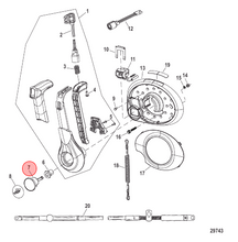 #891645A01 Mercury Marine Button Assembly Quicksilver/200E