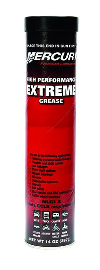 8M0190472 MERCURY HIGH PERFORMANCE EXTREME GREASE 14OZ 8M0071842/100H -Modern Boat Sales & Service