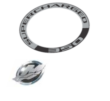 * 8M0103481 Mercury Marine Quicksilver flywheel CVR DECALS/310G -Modern Boat Sales & Service