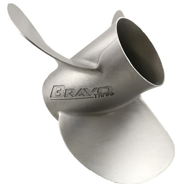 * 8M0123407 MERCURY MARINE QUICKSILVER BRAVO THREE 14 X 24P 3 BLADE RH PROPELLER / 40B -Modern Boat Sales & Service