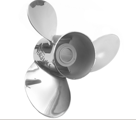 16986A46 SS 8M0151401 MERCURY MARINE VENGEANCE PROP 13 1/8 X 16 RH/25B