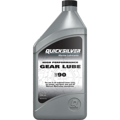 Quicksilver 92-8M0222065 High Performance Gear Lube SAE-90, 32 oz. -Modern Boat Sales & Service