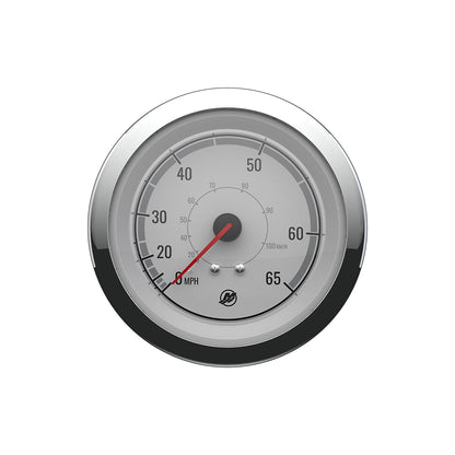 Quicksilver 8M6020076 Speedometer (65mph), White/Chrome -Modern Boat Sales & Service