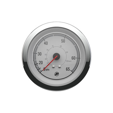 Quicksilver 8M6020076 Speedometer (65mph), White/Chrome -Modern Boat Sales & Service