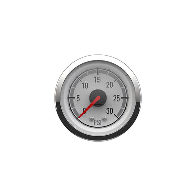 Quicksilver 8M6020079 Water Pressure (0-30psi), White/Chrome -Modern Boat Sales & Service