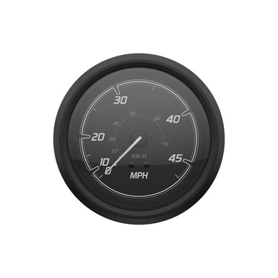 Quicksilver 8M6020099 Speedometer (45mph), Black/Matte Black -Modern Boat Sales & Service
