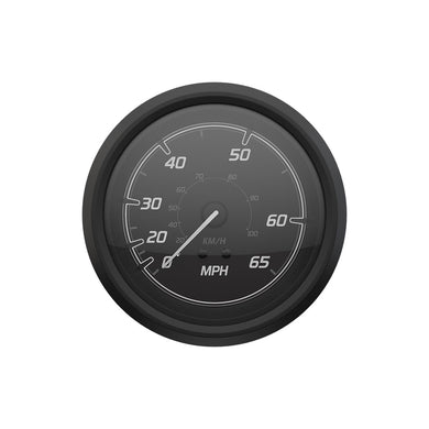 Quicksilver 8M6020100 Speedometer (65mph), Black/Matte Black -Modern Boat Sales & Service