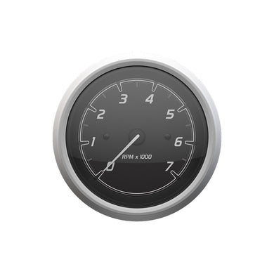 Quicksilver 8M6020110 Tachometer (7,000rpm), Black/Brushed Stainless -Modern Boat Sales & Service