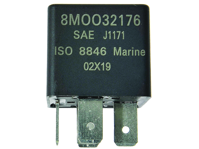 * 8M0057697 SS TO 8M0219829 Mercury Marine/Quicksilver Cube Relay (8M0032176)/Drawer #505 -Modern Boat Sales & Service