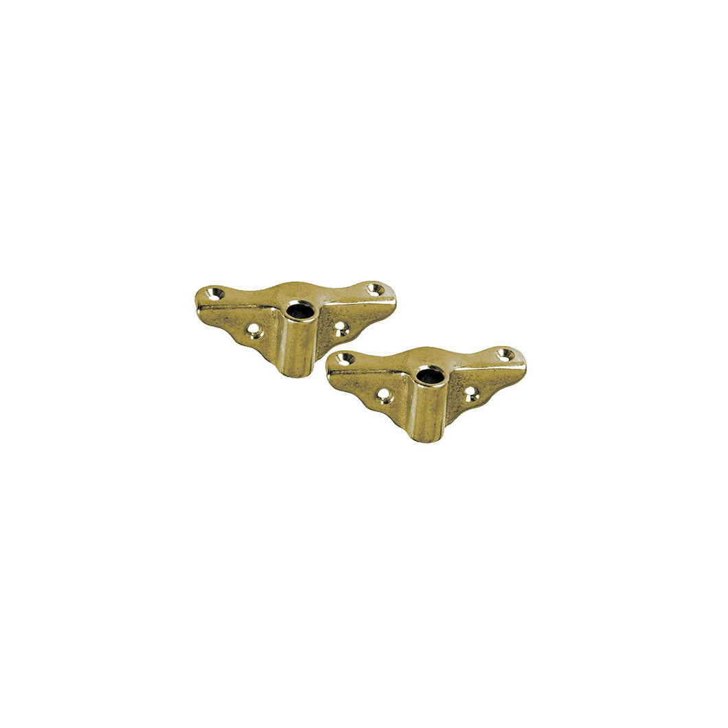 Rowlock Socket Bronze Edge Mount, Pr. -Modern Boat Sales & Service