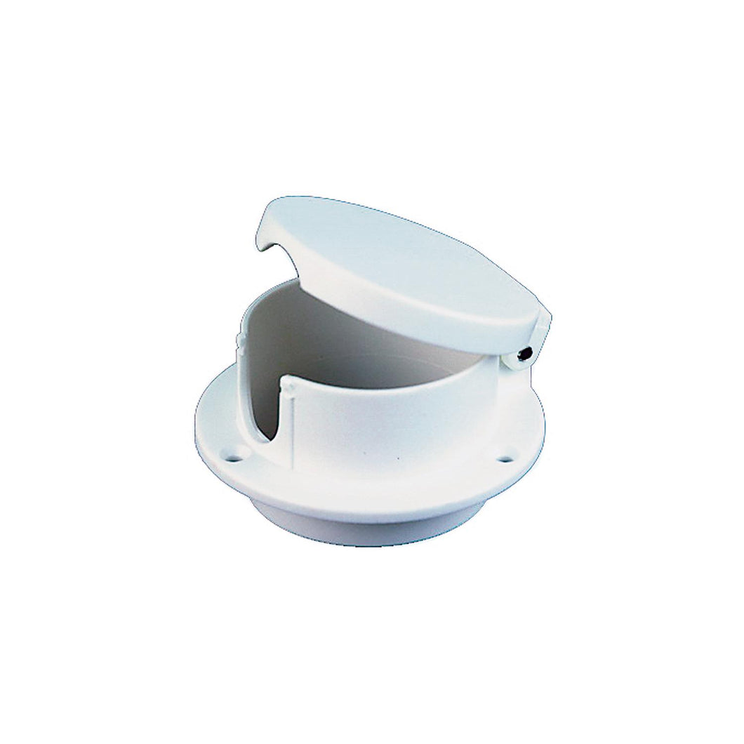 White Plastic Rope Deck Pipe -Modern Boat Sales & Service
