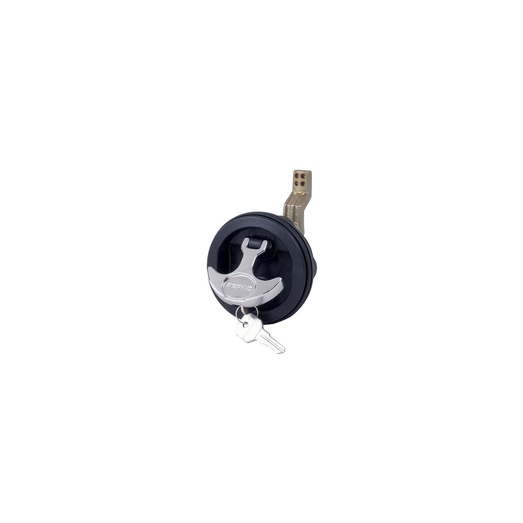 T Handle Flush Lock, Black -Modern Boat Sales & Service