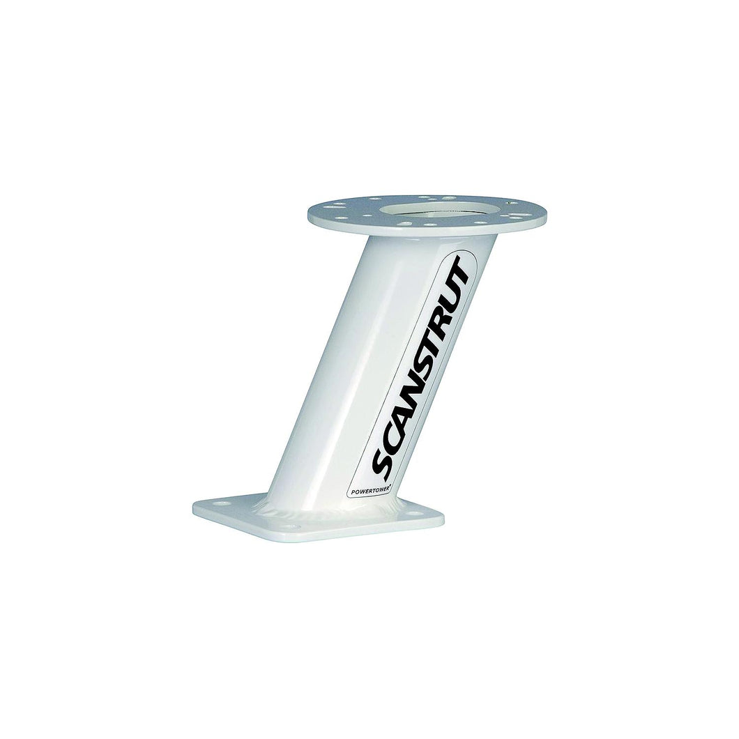 Scantstrut Camera Power Tower, White. Fits: FLIR, Raymarine, VEI & NVTI cameras, 5.9