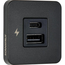 Scanstrut SCTILE10 USB-A & C Interior Charging Socket - Black Bezel, 10-32V DC Default Title -Modern Boat Sales & Service