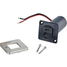 Scanstrut SCTILE11 USB-A & C Interior Charging Socket - Stainless Steel, 10-32V DC Default Title -Modern Boat Sales & Service