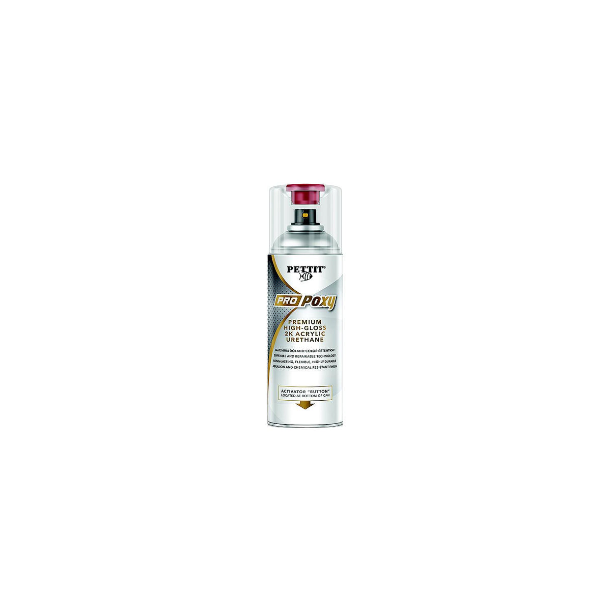 Pettit 3625A ProPoxy Acrylic Urethane Topside Paint Aerosol, Vivid Red -Modern Boat Sales & Service