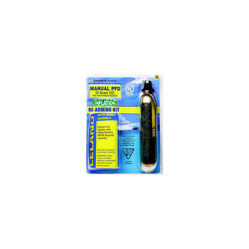 Leland V8616085202Z Rearm Kit-33 Gram Co2 With Bayonet For Manual Inflatable PFD -Modern Boat Sales & Service
