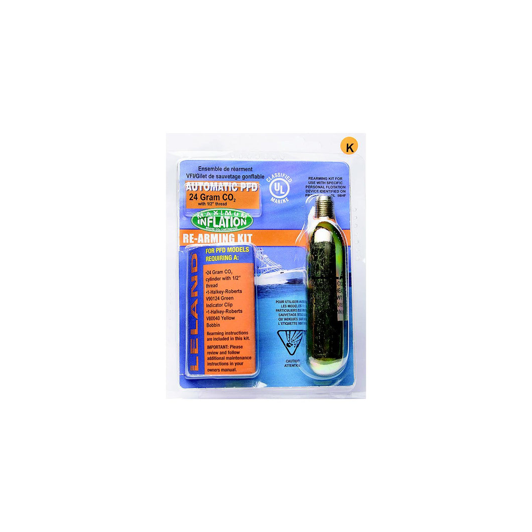 Leland V9000084204Z Inflatable PFD Rearming Kit, 10-Gram, Manual -Modern Boat Sales & Service