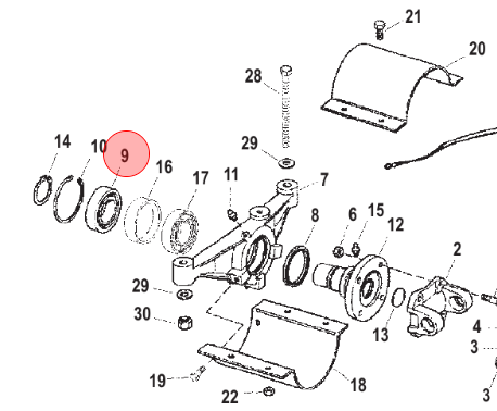 93944A2 Mercury Marine Quicksilver Bearing Set /305E -Modern Boat Sales & Service