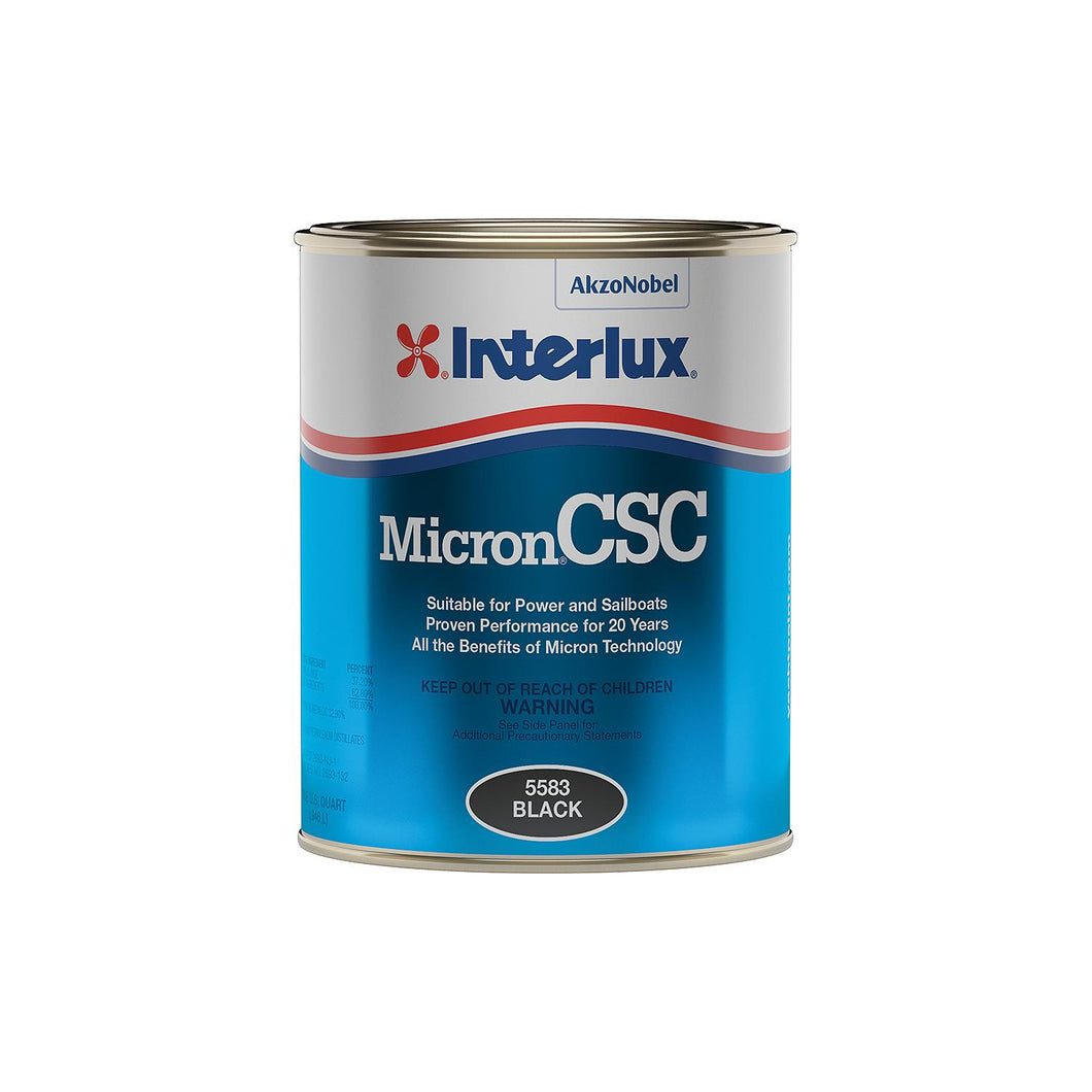 Interlux 5583Q MicronÂ® CSC Bottom Paint, Black Qt., 6/case Default Title -Modern Boat Sales & Service