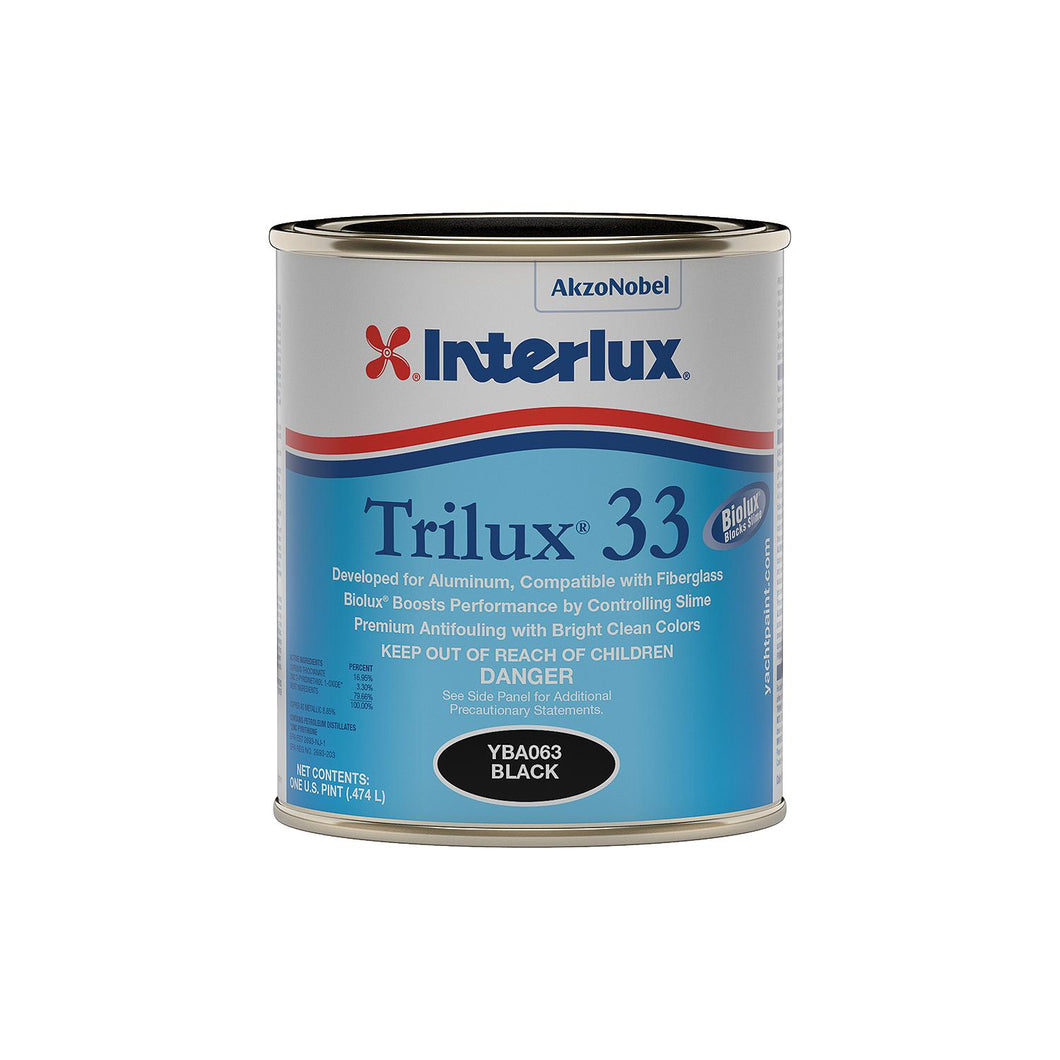 Interlux YBA063P Trilux 33â„¢, Black, Pt. -Modern Boat Sales & Service