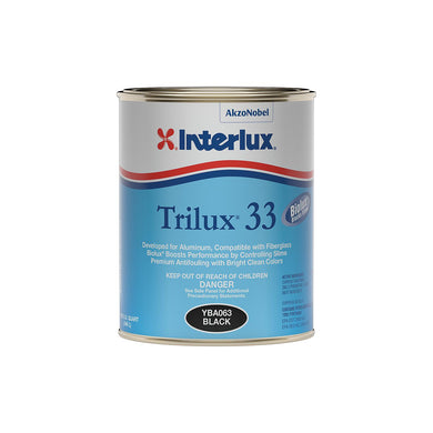 Interlux YBA063Q Trilux 33â„¢, Black, Qt. -Modern Boat Sales & Service