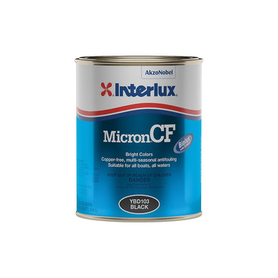 Interlux YBD103Q MicronÂ® CF, Black, Qt. -Modern Boat Sales & Service