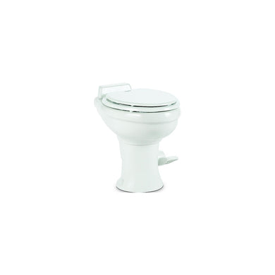 Dometic 320 Series Standard Height Toilet w/o Sprayer, White -Modern Boat Sales & Service