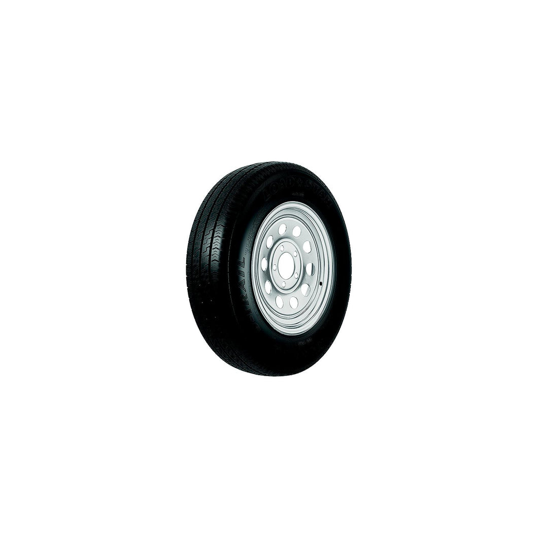 Loadstar Bias Tire and Wheel (Rim) Assembly KR25 ST145/R-12 5-Hole 8 Ply, Silver, Modular -Modern Boat Sales & Service