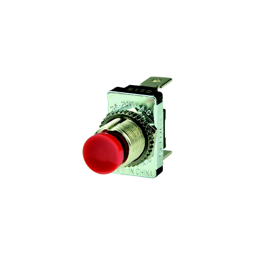 BEP 1001401 Momentary Contact Switch Offâ€“(On), Red -Modern Boat Sales & Service