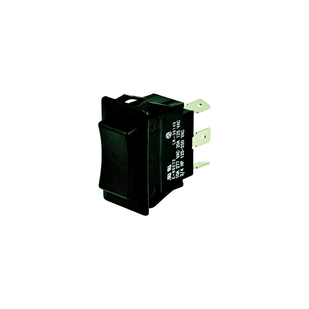 BEP 1001709 Rocker Switch, Off-(On), SPST, 1/4