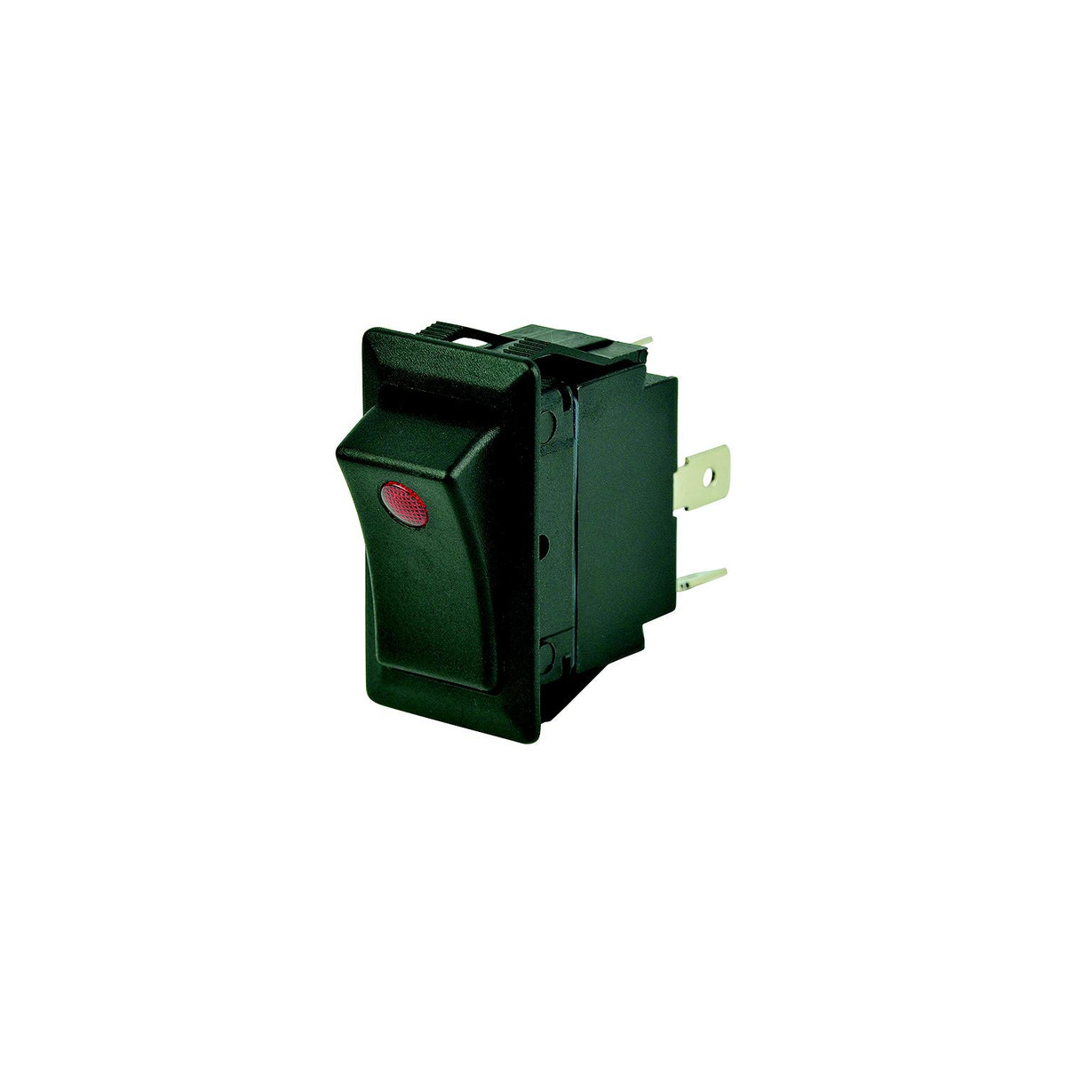 BEP 1001714 Rocker Switch, Off-On, SPST, 1/4" Blade Terminals, Illuminated Red -Modern Boat Sales & Service