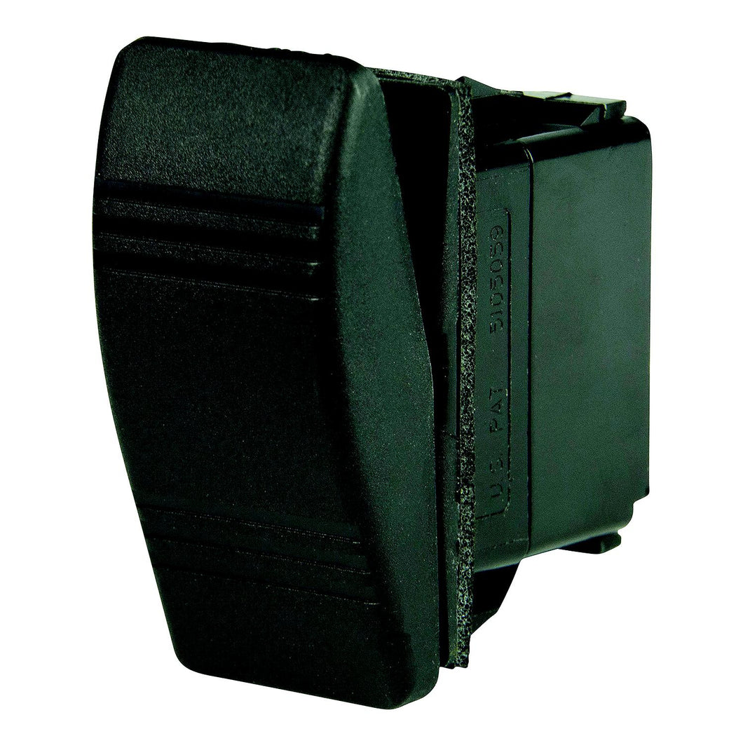 BEP 1001802 Weather Resistant Contura Rocker Switch, Off-(On), SPST, 1/4