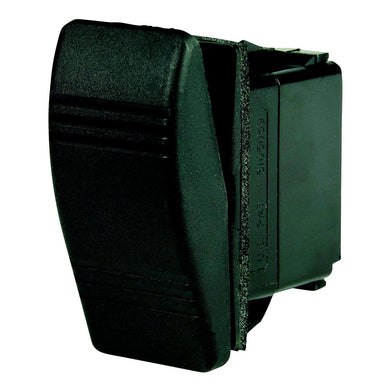 BEP 1001810 Weather Resistant Contura Rocker Switch, Off-(On), DPST, 1/4