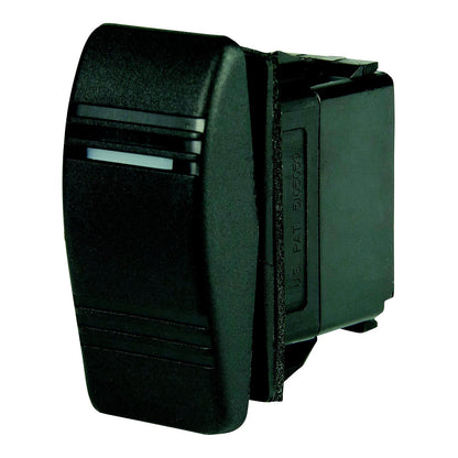 BEP 1001801 Weather Resistant Contura Rocker Switch, Off-On, SPST, 1/4" Blade Terminals, Illuminated Amber Default Title -Modern Boat Sales & Service