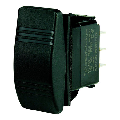 BEP 1001809 Weather Resistant Contura Dimmer Rocker Switch, (On)-Off-(On), DPDT, 1/4