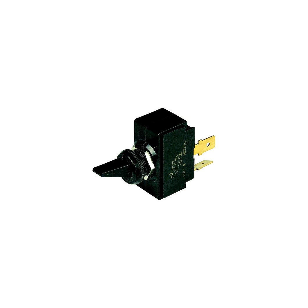 BEP 1001901 Plastic Handle Toggle Switch, Off-On, SPST, 1/4