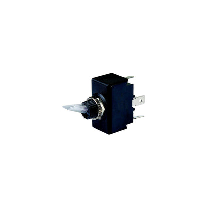 BEP 1001907 Illuminated Toggle Switch, On-Off-On, SPDT, 1/4" Blade Terminals, Illuminated Red Default Title -Modern Boat Sales & Service