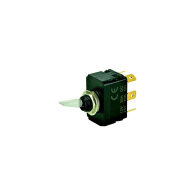 BEP 1001907 Illuminated Toggle Switch, On-Off-On, SPDT, 1/4
